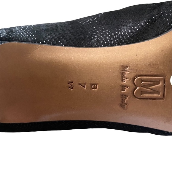 Bruno Magli - Black Evening Pumps Platform Heels - Picture 8 of 12